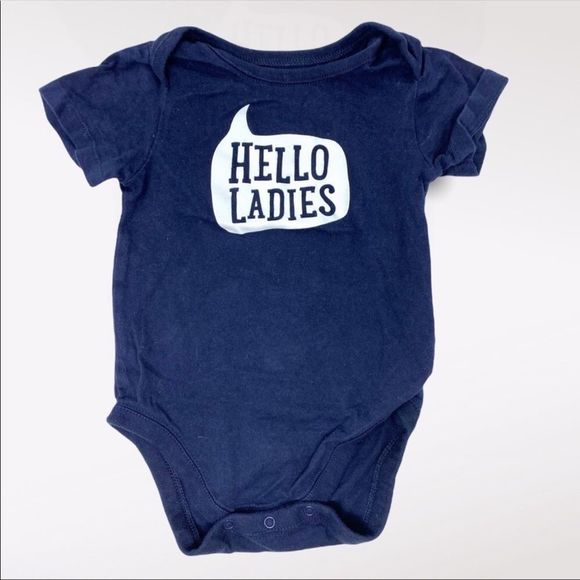 CHILDREN’S PLACE | 3/$15 “Hello Ladies” Graphic Diaper Shirt - Picture 1 of 2
